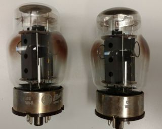 2 Vintage Ge 6550 Power Amp Vacuum Tubes Usa Pulled From A Dynakit
