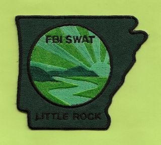 C12 Fbi Arkansas Little Rock Jttf Terror Hrt Police Patch Taskforce Fed Swat