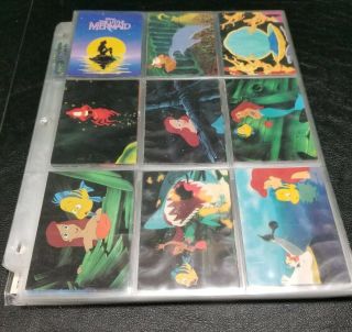 Walt Disney The Little Mermaid Collectible Story Cards 1991 Pro Set 1 - 90