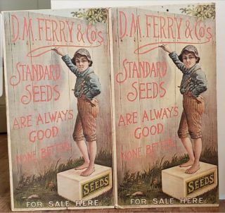 Antique Sign D.  M.  Ferry & Co 