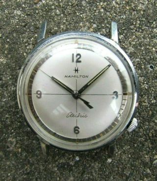 Vintage Hamilton Electric Wrist Watch For Repair Or Parts