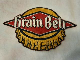 Vintage Grain Belt Beer Patch Shirt Or Jacket Patch 9 1/2 Inches Wide