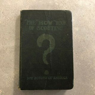 The " How " Book Of Scouting Fifth Printing Boy Scouts Of America 1931 Black Cover