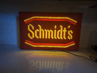 Vintage Schmidt’s Lighted Sign