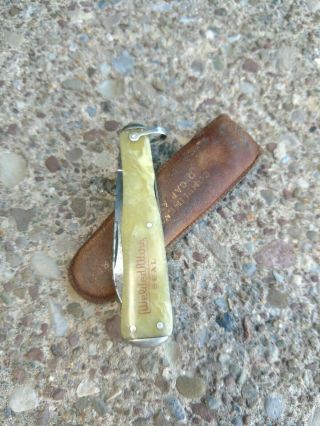 Vintage Remington Umc Advertising Pocket Knife Welded Wire Seal Gentlemans