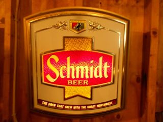 Schmidt Beer (st.  Paul,  Mn. ) Light Up Sign