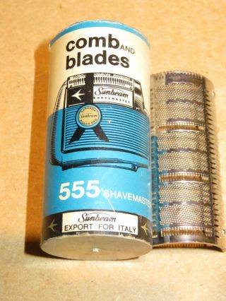 Copertura Per Rasoio Elettrico Comb And Blades 555 Shavemaster Sunbeam Export Di