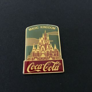 Wdw Cast 15th Anniv.  Coca - Cola Magic Kingdom Cinderella Castle Disney Pin 1027
