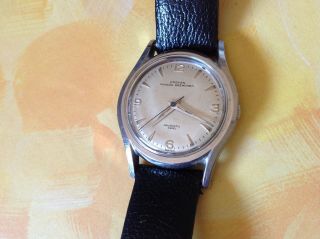 Vintage Croton Nivada Grenchen Automatic Watch 1950’s Stainless