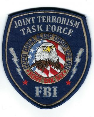 Fbi Jttf Joint Terrorism Task Force Nj Jersey " Fort Dix Six " Patch -