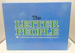 Vintage The Letter People World Book Boxed Set Learning Books Guides Assessments