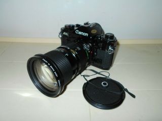 Canon A - 1 Vintage Camera W/ Canon Fd 35 - 105mm 1:3.  5 Lens  K8