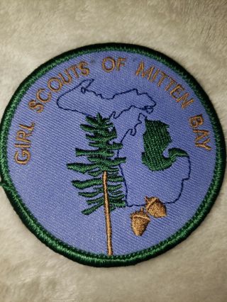 Girl Scout Council Patch - Mitten Bay Michigan