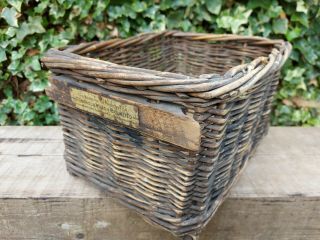 Antique Grocers Retail Delivery Basket Circa 19th Century T Seymour & Co Ltd 2