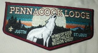 Pennacook Lodge Flap Home Of The 2018 Northeast Region Chief