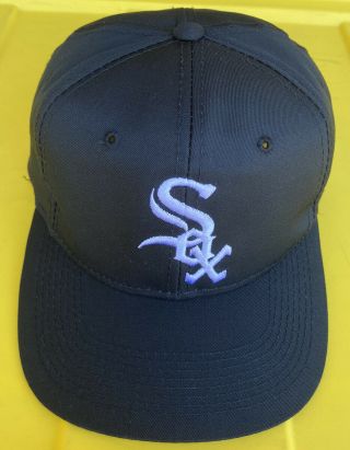 Vintage 80s Chicago White Sox Youngan Plain Logo Snapback Hat Cap The G Cap Mlb