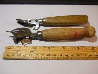 Ottow - Kut - Can & Bottle Opener (2) - Vintage - - Made In U.  S.  A.