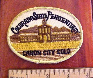 Vintage Colorado State Penitentiary Canon City Embroidered Prison Patch Nos