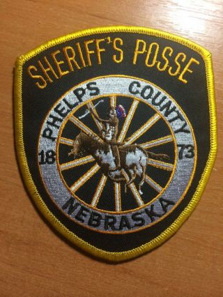 Patch Sheriff Posse Phelps County - Nebraska State