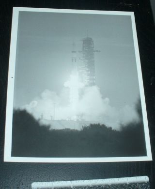 Rare Official Nasa Skylab 3 Saturn 1b Rocket Launch Lc39b Bean Garriott Lousma