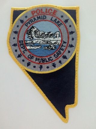 Pyramid Lake Paiute Public Safety Tribal Police Patch - Massive