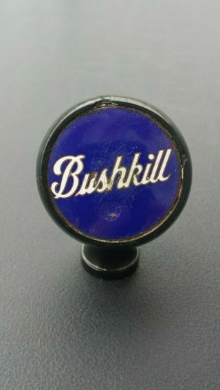 Vintage Bushkill Beer Ball Knob Tap Handle - 1930 
