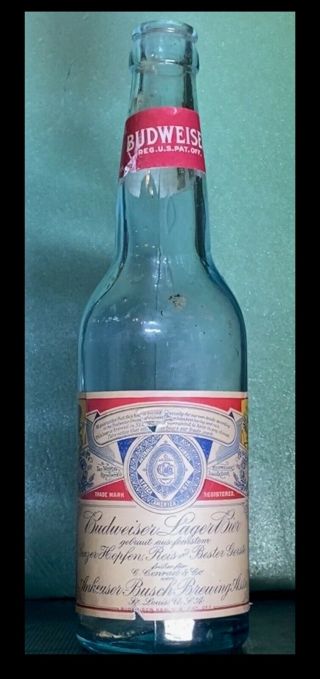 Budweiser Beer Anheuser - Busch,  St.  Louis,  Mo.  Pre - Prohibition.  C.  Conrad & Co.