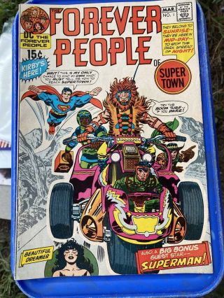 Vintage Dc Comic The Forever People March No 1