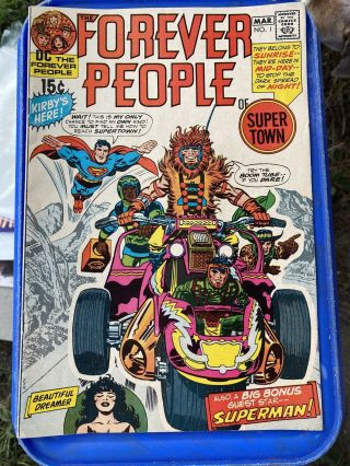 Vintage DC comic the forever people march No 1 2