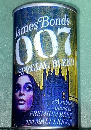James Bond’s 007 Malt Liquor,  National Brewing Co.  Baltimore,  Md.  Paper Label