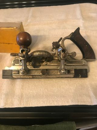 Vintage Stanley No 45 Plane With No 1.  20 Cutters.  Barely