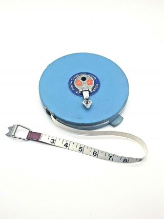 Vintage Measuring Tape Rabone Chesterman 30m/100ft No.  291 Made Fibron England