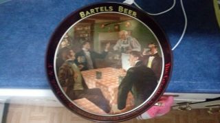 Bartels Beer Tray 12 Inch Greater York Brewery Awesome Shape