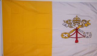 3x5 Ft Vatican Italy Catholic Pope Flag Better Quality Usa Seller