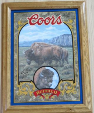 Buffalo - Coors Beer Mirror