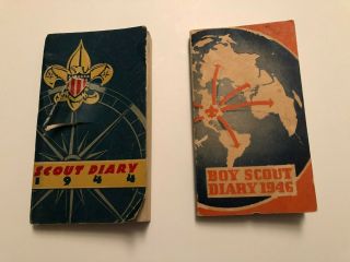 Boy Scout Official 1944 And 1946 Diary’s