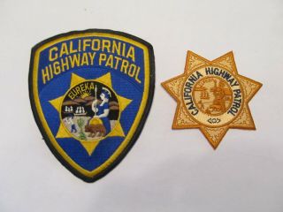 California State Highway Patrol Patch Set