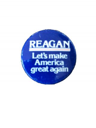 1980 Ronald Reagan For President " Let 
