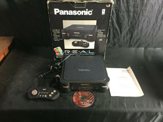 Vintage Panasonic Real 3d0 Interactive Multiplayer W/ 1 Game (parts)