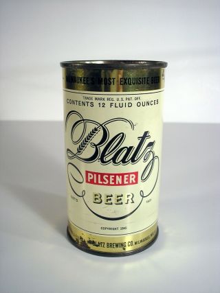 Blatz Pilsner Beer Flat Top - Irtp - Vanity Lid -
