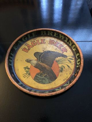 Vintage Eagle Brewing Co Eagle Beer Tray Utica Ny