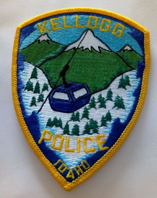 Kellogg Idaho Police Patch Massive Police