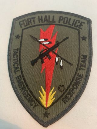 Fort Hall Police Tactical Emergency Response Team Uniform Patch