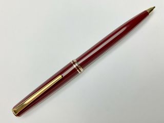 Vintage Montblanc Classic 0.  5mm Mechanical Pencil In Bordeaux Color