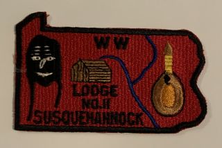 Oa Susquehannock Lodge 11 Patch