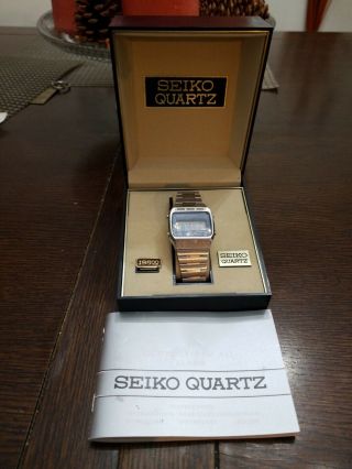 Vintage Seiko Lcd Watch.  A133 - 5009 - G