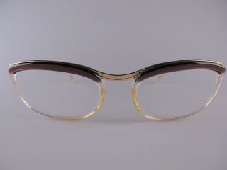Vintage 20/000 14K Gold Filled Eyeglasses Frames Made in France Exc 2