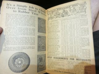 1937 Hart Oil Company Cardington Ohio Goodrich Farm Home Almanac Book Tires Cars 3