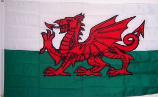 Wales Welsh United Kingdom Dragon Flag 3x5ft Better Quality Usa Seller