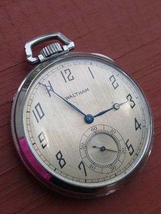 Waltham Pocket Watch,  12s,  15j,  Grade 220,  Model 1894,  Vintage 1921,  Running
